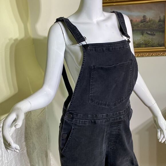 Urban Outfitters BDG Black Stretch Denim Overalls - Picture 6 of 15